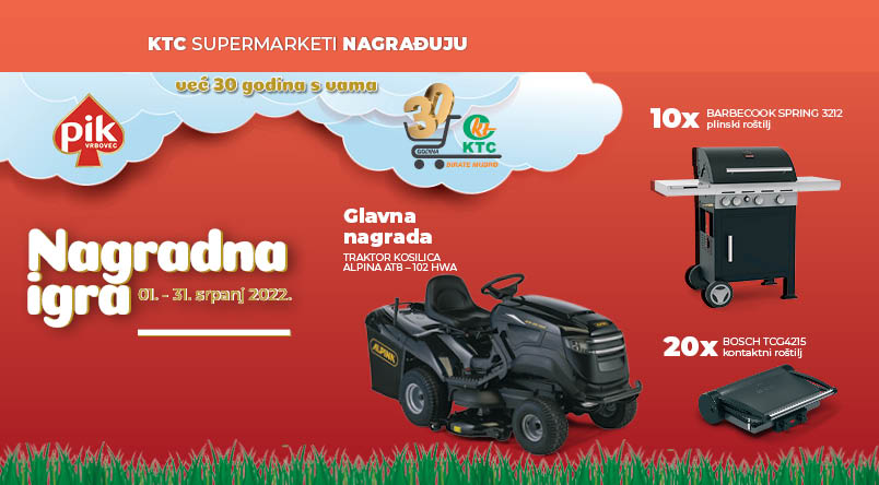 Nagradna igra “PIK i KTC nagrađuju”